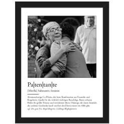 Definition Patentante - personalisiertes Bild mit Foto
