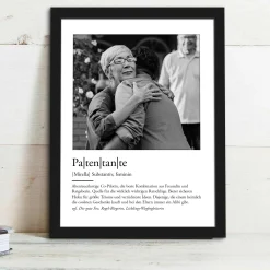 Definition Patentante - personalisiertes Bild mit Foto