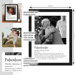 Definition Patentante - personalisiertes Bild mit Foto