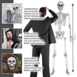 Deko Skelett - Lebensgroß