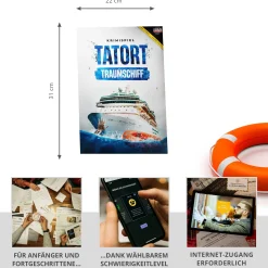 Detektivspiel - Krimi Tatort Traumschiff