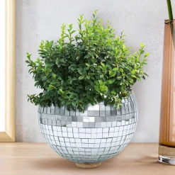 Discokugel Blumentopf