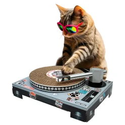 DIY Katzen Kratzbaum - DJ Pult 