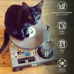 DIY Katzen Kratzbaum - DJ Pult 