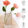 Eckige Vase - Blumenherz für Mama