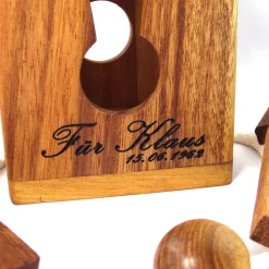 Edelholz Flaschenpuzzle