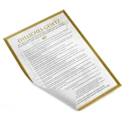 Ehegesetz Poster XXL - Antik