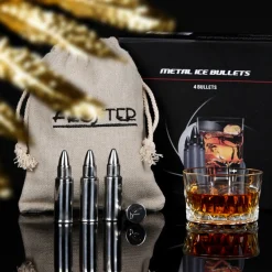 Eiswürfel Patronen aus Metall