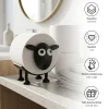 3er Set Schaf Toilettenpapierhalter - Lustige Badezimmer Deko
