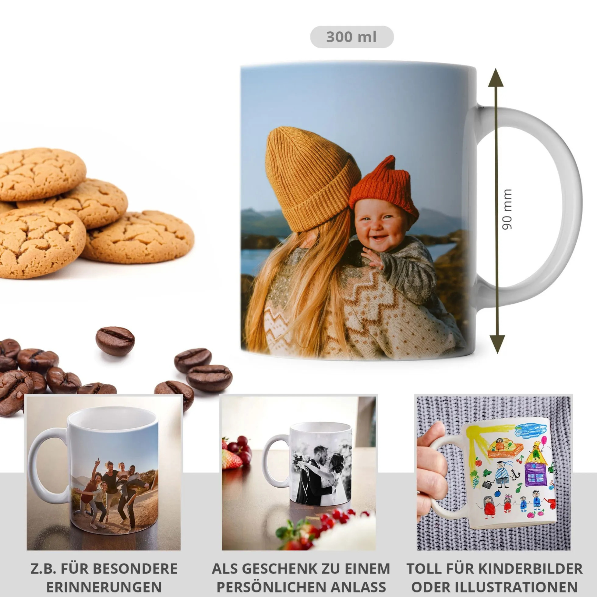 Fototasse Oma - personalisiert