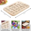 Frühstücksbrettchen mit Gravur - ABC