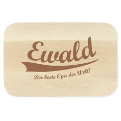 Frühstücksbrettchen Set mit Gravur - Die besten Großeltern