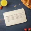 Frühstücksbrettchen Set mit Gravur - Definition Eltern - Personalisiert