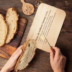 Frühstücksbrettchen Set mit Gravur - Definition Eltern - Personalisiert
