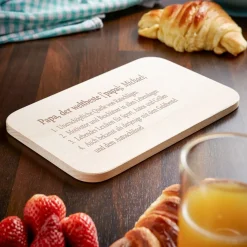 Frühstücksbrettchen Set mit Gravur - Definition Eltern - Personalisiert
