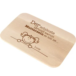 Frühstücksbrettchen - Warum Muttersein so toll ist