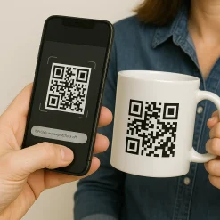 Geheimtasse mit QR-Code – Scanne & erhalte 