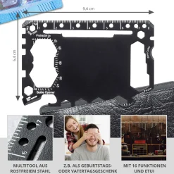 Geldbeutel Multifunktionswerkzeug 16in1