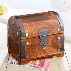 Geldgeschenke Schatztruhe Dunkel