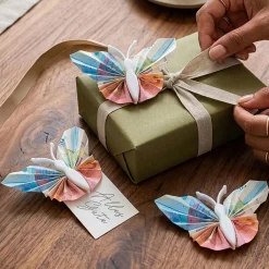 Geldgeschenk Schmetterling Weiß - 3er Set Geschenkverpackung für Geld