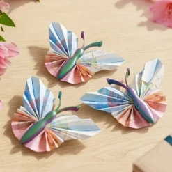 Geldgeschenk Schmetterling Farbverlauf – 3er Set Geschenkverpackung für Geld