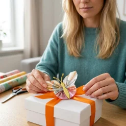 Geldgeschenk Schmetterling Gold - 3er Set Geschenkverpackung für Geld