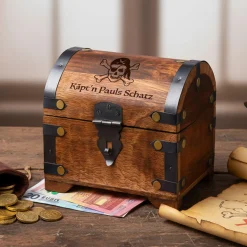 Geld Schatztruhe Piratenschatz - Dunkel
