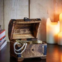 Geld Schatztruhe zur Hochzeit Dunkel