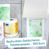 Geld Toilettenpapier - 100 Euro - 2er Set