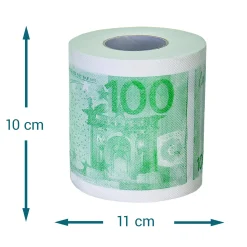 Geld Toilettenpapier - 100 Euro - 2er Set