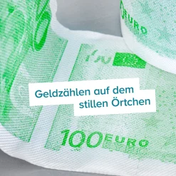 Geld Toilettenpapier - 100 Euro - 2er Set