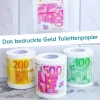 Geld Toilettenpapier - 500 Euro - 2er Set