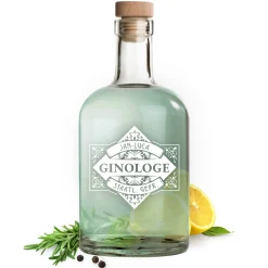 Glaskaraffe mit Gravur - Ginologe