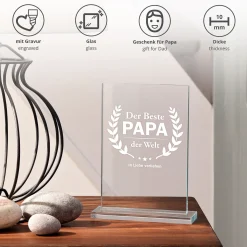 Glaspokal - Auszeichnung für besten Papa