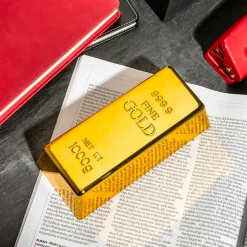 Goldbarren Türstopper
