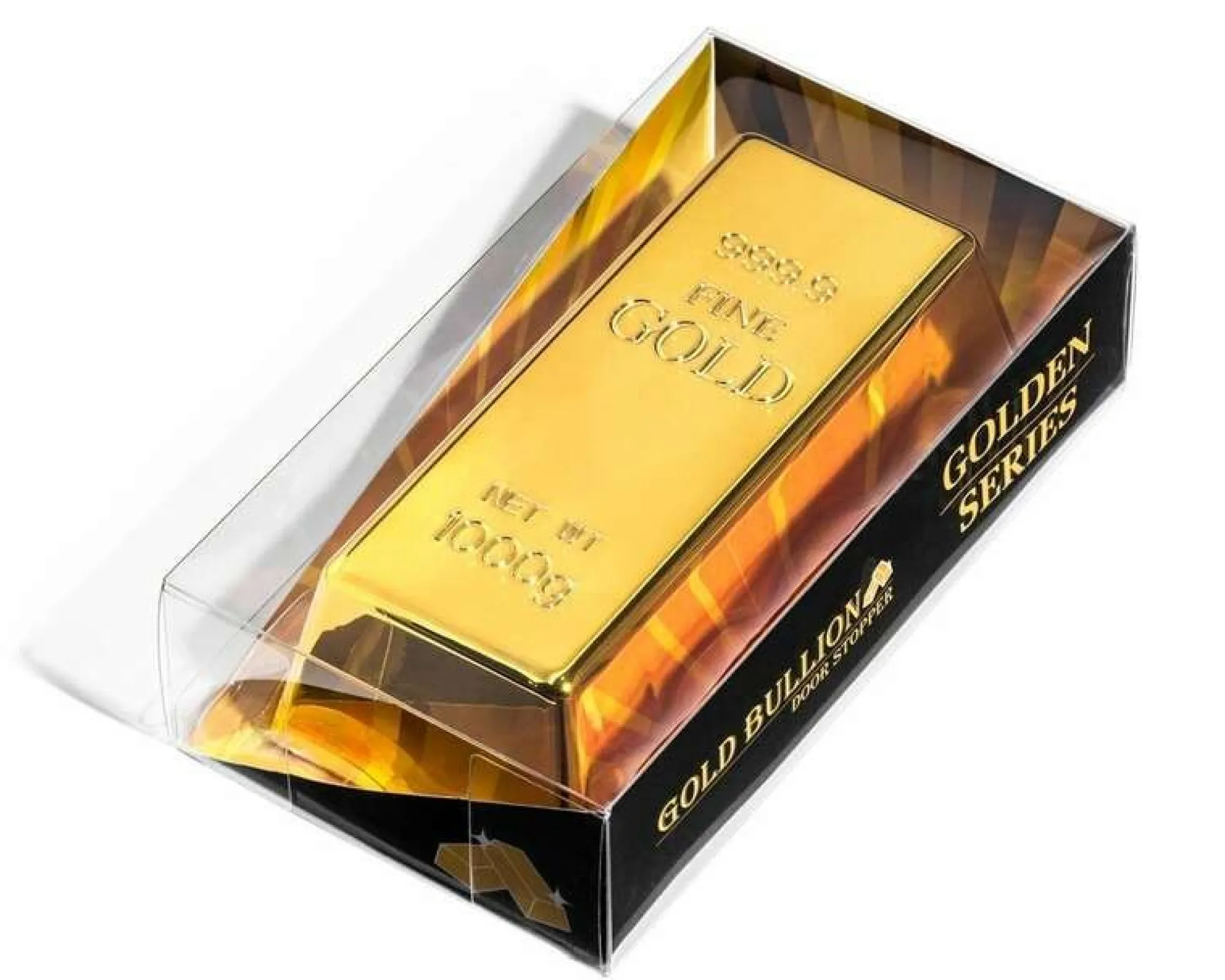 Goldbarren Türstopper