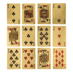 Goldene Spielkarten Deluxe in edler Verpackung
