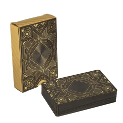 Goldene Spielkarten Deluxe in edler Verpackung