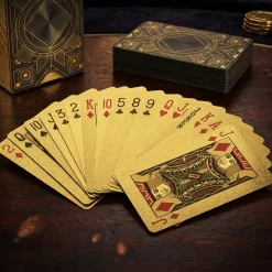 Goldene Spielkarten Deluxe in edler Verpackung
