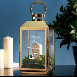 Gold Laterne zur Hochzeit