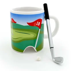 Golf Becher mit Putter
