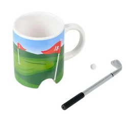 Golf Becher mit Putter