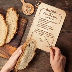 Graviertes Frühstücksbrettchen - Oma Rezept