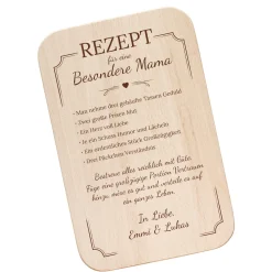 Graviertes Frühstücksbrettchen - Mama Rezept
