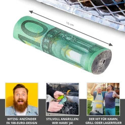 Grillanzünder 3er Set - 100 Euro Rollen