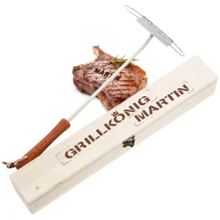 Grillbrandeisen - mit Grillkönig Gravur