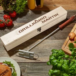 Grillbrandeisen - mit Grillkönig Gravur