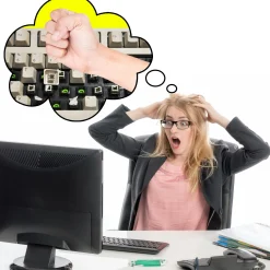 Große Enter Taste - Anti Stress Kissen