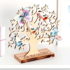 Großer Geldbaum Geldgeschenk - Glück auf dem Lebensweg