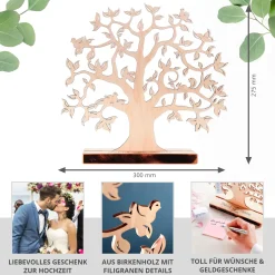 Großer Geldbaum - Geldgeschenk zur Hochzeit